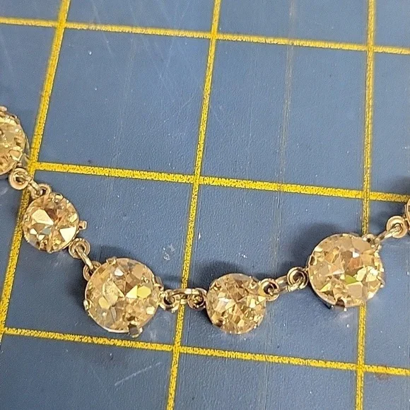 Diamond Faux Silver Tone 18" + 2" Extension Necklace - Picture 4 of 6